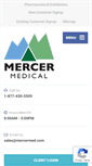 Mobile Screenshot of mercermedical.com