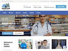 Tablet Screenshot of mercermedical.com
